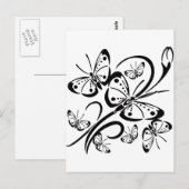 Niedlicher Schmetterling Postkarte (Vorne/Hinten)