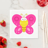 Niedlicher Schmetterling Serviette
