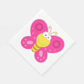 Niedlicher Schmetterling Serviette (Ecke)
