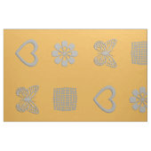 Niedlicher Schmetterling Stoff (Fat Quarter (45,7 x 55,9 cm))