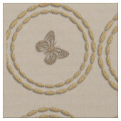 Niedlicher Schmetterling Stoff (Nahaufnahme)