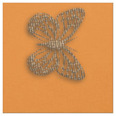 Niedlicher Schmetterling Stoff (Nahaufnahme)