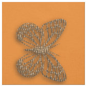 Niedlicher Schmetterling Stoff (Nahaufnahme)