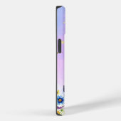 Niedlicher Schmetterling und weiche Pastellbasis Case-Mate iPhone Hülle (Rückseite / Rechts)