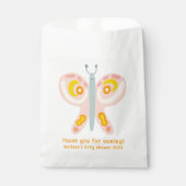 Niedlicher Schmetterling Vielen Dank CUSTOM Babydu Geschenktütchen (Vorderseite)