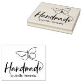 Niedlicher Schmetterling von Hand Gummistempel (Stempel)