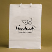 Niedlicher Schmetterling von Hand Gummistempel