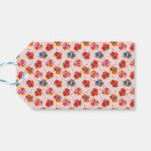 Niedlicher Schmetterlingstitel im Stil der 60er Ja Geschenkanhänger (Rückseite Horizontal)