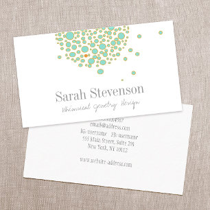 Niedlicher Schmuckdesigner Visitenkarte