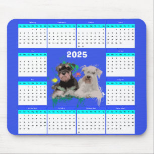 Niedlicher Schnauzer-Dog-Kalender individuell anpa Mousepad