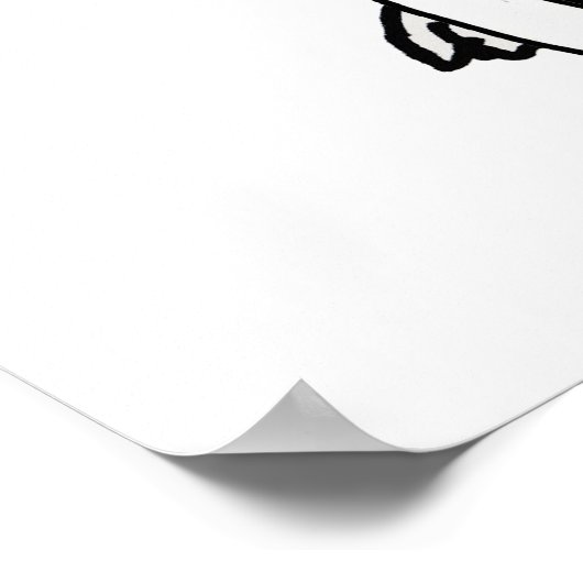 Niedlicher Schnauzer Hund Fußball Cartoon Poster (Ecke)