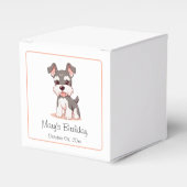 Niedlicher Schnauzer, individuell anpassbar Geschenkschachtel (Vorderseite)