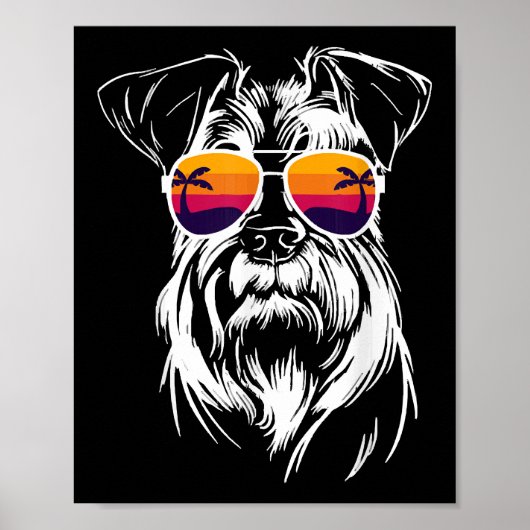 Niedlicher Schnauzer Poster (Vorne)