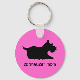 Niedlicher Schnauzer Schlüsselanhänger
