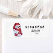 niedlicher Schneemann (Insitu)