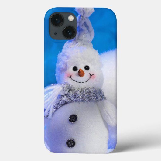 niedlicher Schneemann beschneidet Case-Mate iPhone Hülle (Rückseite)