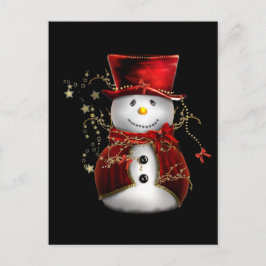 Niedlicher Schneemann in Red Velvet Weihnachten
