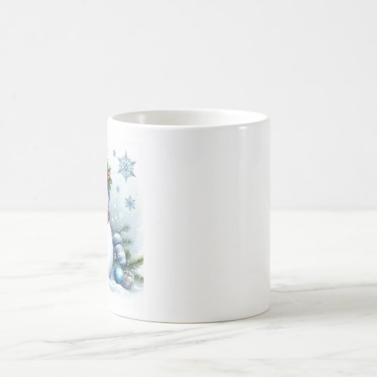 Niedlicher Schneemann Kaffeetasse (Mittel)