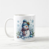 Niedlicher Schneemann Kaffeetasse (Links)