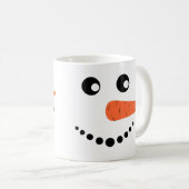 Niedlicher Schneemann Kaffeetasse (VorderseiteRechts)