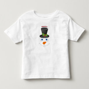 Niedlicher Schneemann mit einer benutzerdefinierte Kleinkind T-shirt