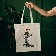 Niedlicher Schneemann mit Namen 1