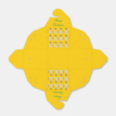 Niedlicher Schneemann mit Strumpf für Weihnachten Geschenkschachtel (Ungefaltet)