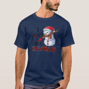 Niedlicher Schneemann mit Weihnachtsmannmütze I Li T-Shirt