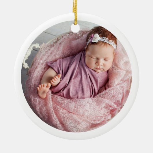 Niedlicher Schneemann und Rentier 1. Weihnachtsfei Keramik Ornament (Hinten)