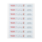 Niedlicher Schneemann und Schnee Weihnachten Foto (Bogen)