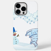 Niedlicher Schneemann und Wind Case-Mate iPhone Hülle (Rückseite)