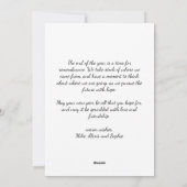 Niedlicher Schneemann Weihnachten (Rückseite)