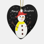 Niedlicher Schneemann Weihnachtsschmuck (Links)