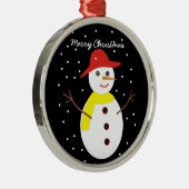 Niedlicher Schneemann Weihnachtsschmuck (Rechts)