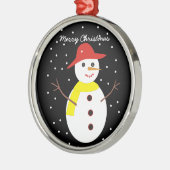 Niedlicher Schneemann Weihnachtsschmuck (Links)