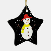 Niedlicher Schneemann Weihnachtsschmuck (Rechts)