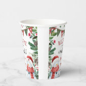 Niedlicher Schneemann Winter Weihnachten 2. Geburt Pappbecher (Rechts)