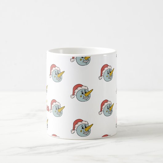 Niedlicher Schneeurlaub Weihnachten Kaffeetasse (Mittel)