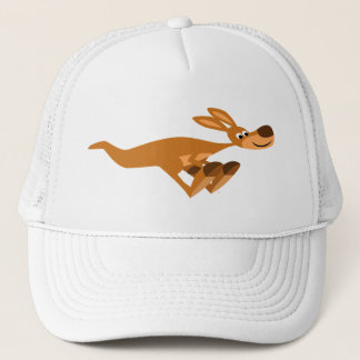 Niedlicher schneller Cartoon Kangaroo Hat Truckerkappe
