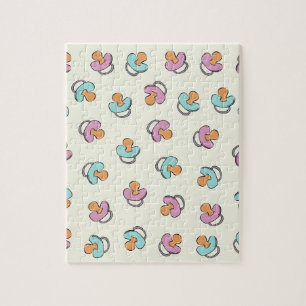 Niedlicher Schnuller für Babydusche Puzzle