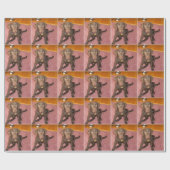 Niedlicher Schokoladen-Labrador Geschenkpapier (Flach)