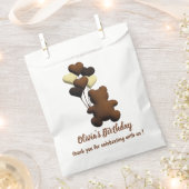 Niedlicher Schokoladenbär Babydusche Geschenktütchen (Ausgeschnitten)