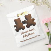 Niedlicher Schokoladenbär Babydusche Geschenktütchen (Versiegelt)