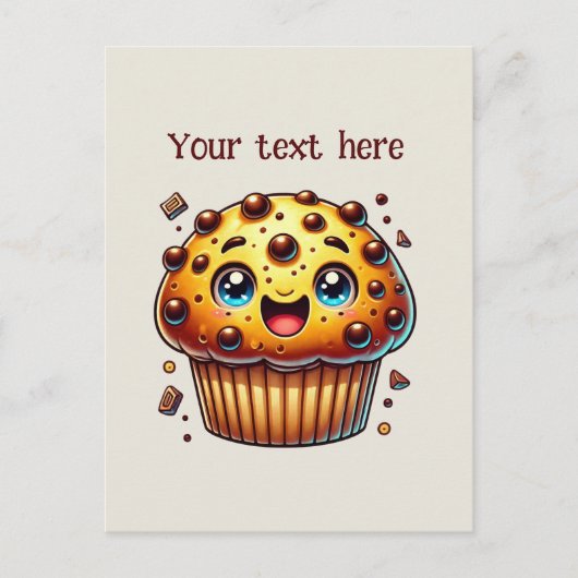 Niedlicher Schokoladensplitter Postkarte (Vorderseite)