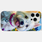 Niedlicher schöner Westie Terrier Welpe Dog One Case-Mate iPhone Hülle (Rückseite (Horizontal))