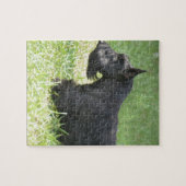 Niedlicher schottischer Terrier Puzzle (Horizontal)