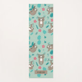 Niedlicher Schrägstrich, Muster, Personalisierter  Yogamatte (Vorderseite)