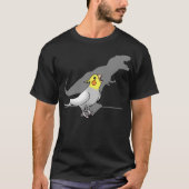 Niedlicher Schrei Parrot Birb Memes Funny T-Rex Co T-Shirt (Vorderseite)