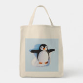 Niedlicher schuggable Pinguin Tragetasche (Rückseite)