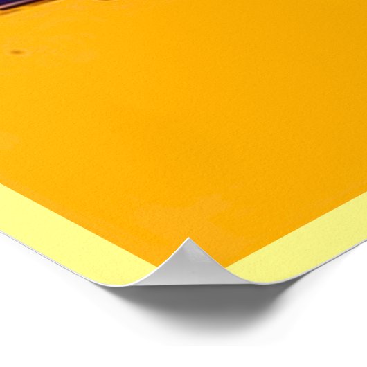 Niedlicher Schulbus Poster (Ecke)